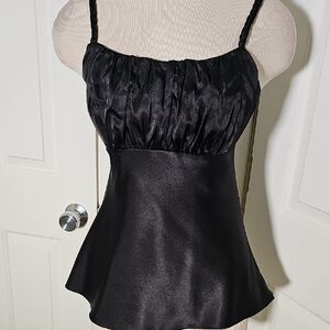 Lot‎ of 2 Ruched Bustier Camisole Top. Size Large. Babydoll. Y2K. coral Brown